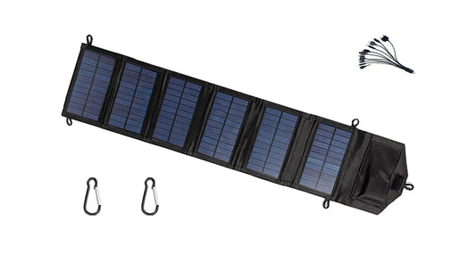 Portable 30W Foldable Solar Charging Board with Carrying Bag
