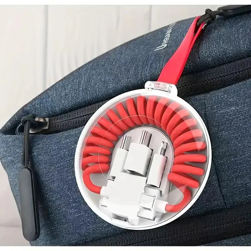 PD60W Fast Charging 6-in-1 Cable with Storage Box