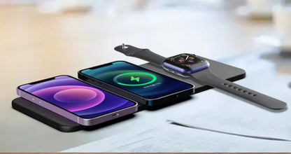 15W Fast Wireless Charger for Apple Phones (3-in-1)